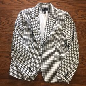 Rachel Zoe white and black blazer EUC